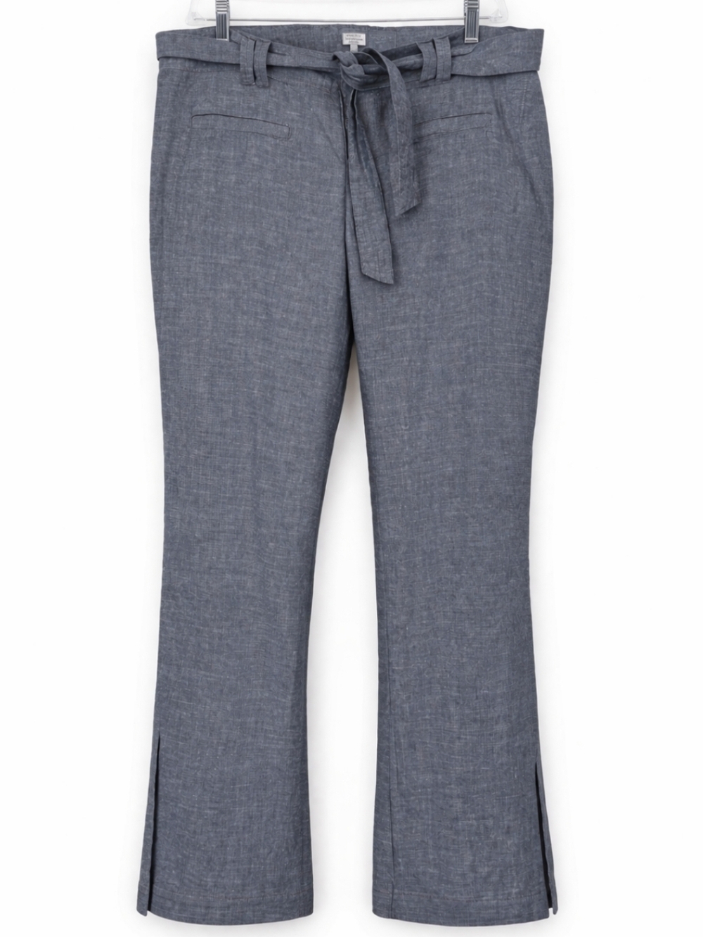 Converse All Star Blue Chambray Mid Rise Pants Sz 14